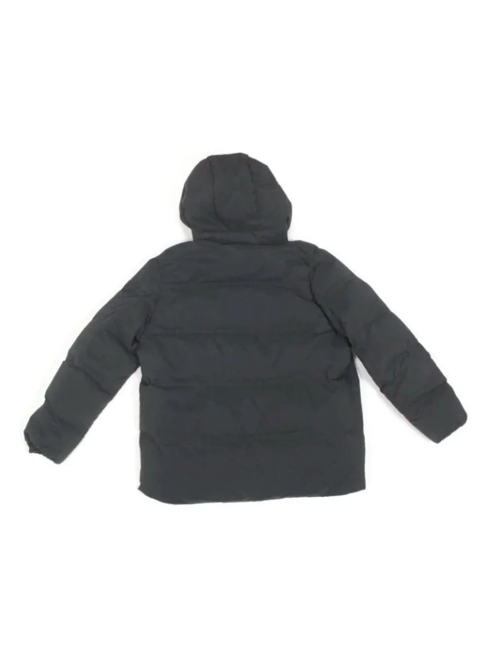 UNIQLO Seamless Down Parka Hooded Full Zip Quilted Cropped Black Size XL /295